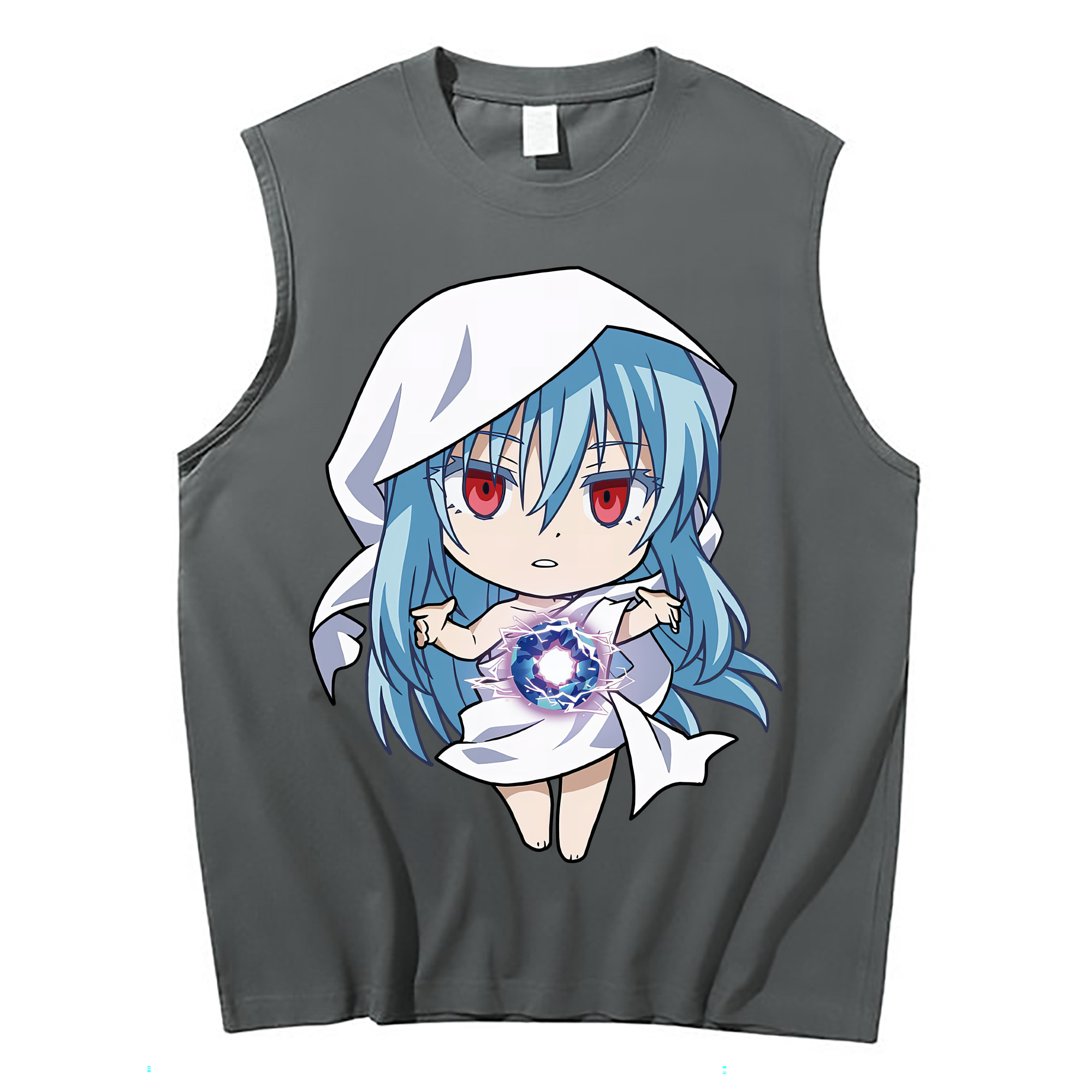 （画像用） 転スラ Regarding Reincarnated to Slime コットン100％タンクトップ（フロントプリント）